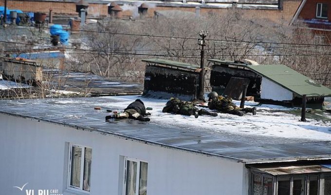 Спецоперация во Владивостоке (фото и видео)