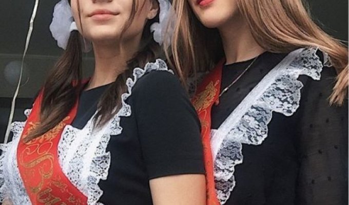 Российские выпускницы 2018 года (28 фото)
