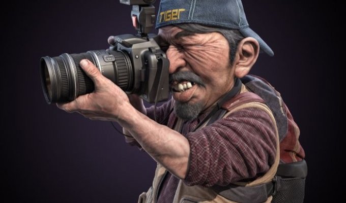 3D-портреты (25 фото)