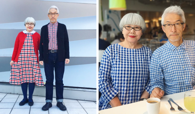 Эта пара жената уже 37 лет и всегда одевается в одном стиле (23 фото)