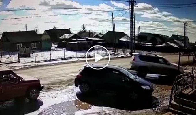 В Якутии столкнулись три автомобиля