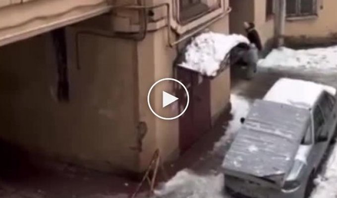 Современные технологии при уборке снега в Петербурге