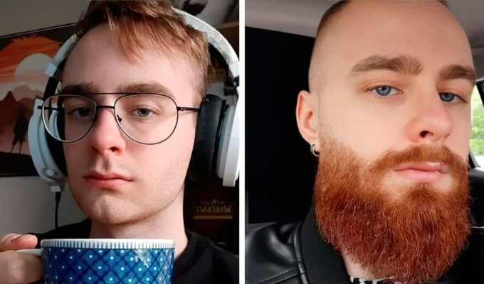 Как борода меняет мужчин: 25 фотографий до и после (26 фото)