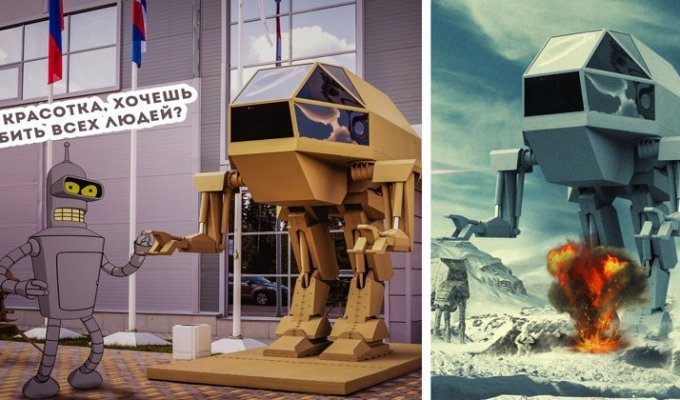 Российский боевой робот "Игорек": троллинг из соцсетей (27 фото)