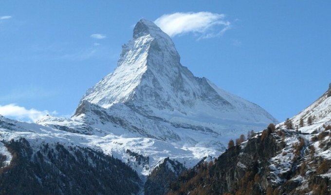 Швейцарские Альпы. Маттерхорн - самая фотографируемая гора в мире (32 фото)