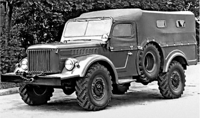 ГАЗ-62, большой армейский внедорожник (3 фото)