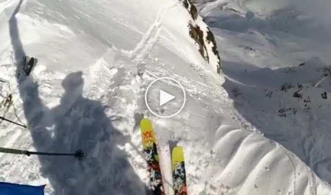 Порция чистого адреналина от лыжника из Сочи