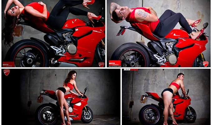 Если бы мужики рекламировали мотоциклы (20 фото)