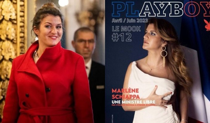 Апрельский номер Playboy во Франции продали за три часа из-за госсекретаря Шьяппа на обложке (3 фото)