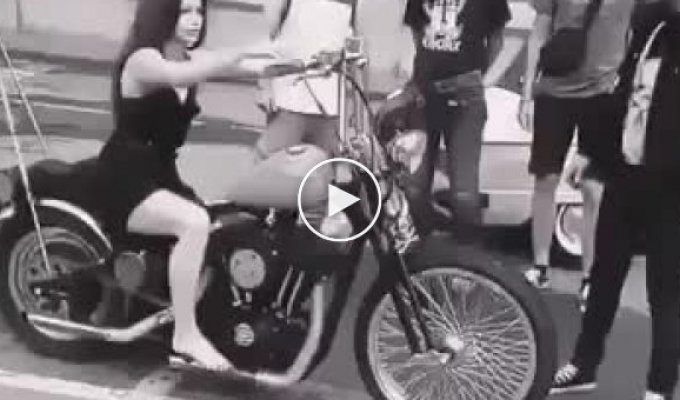 Не сажайте девушек за мотоцикл
