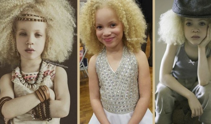 8-летняя девочка-альбинос делает карьеру в модельном бизнесе (16 фото)