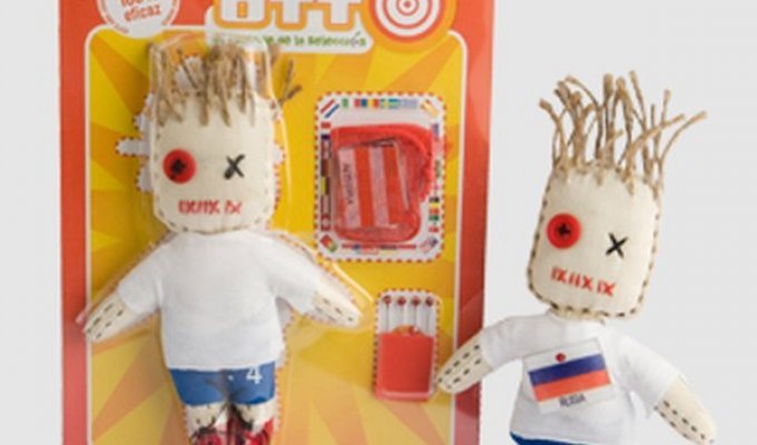 В Испании началась продажа кукл-вуду, игроков сб. России (3 фото)