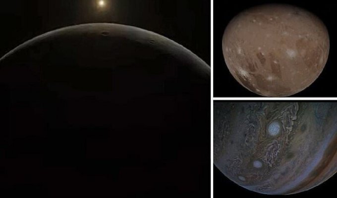 Уникальное видео: путешествие вокруг Юпитера и его спутника за три минуты (8 фото + 1 видео)