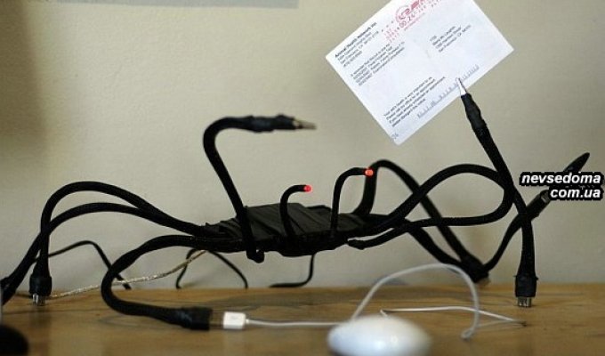 Самодельный USB-хаб паук