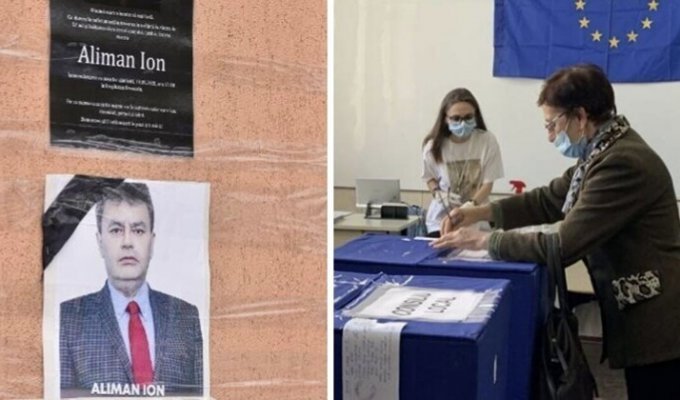 Выборы по-румынски: население поддержало мертвеца (6 фото)