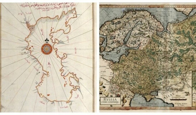 Картография на минималках: каким образом в XVI веке люди представляли мир (22 фото)