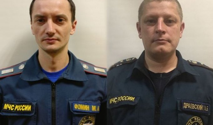 В Москве погибли пожарные при исполнении обязанностей (2 фото)