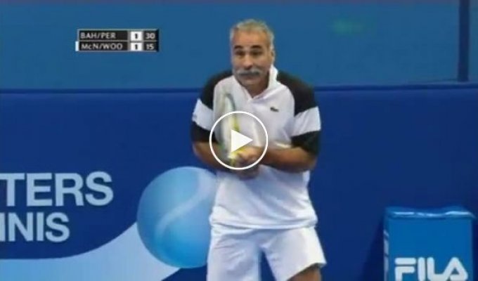 Mansour Bahrami, позитивный теннисист