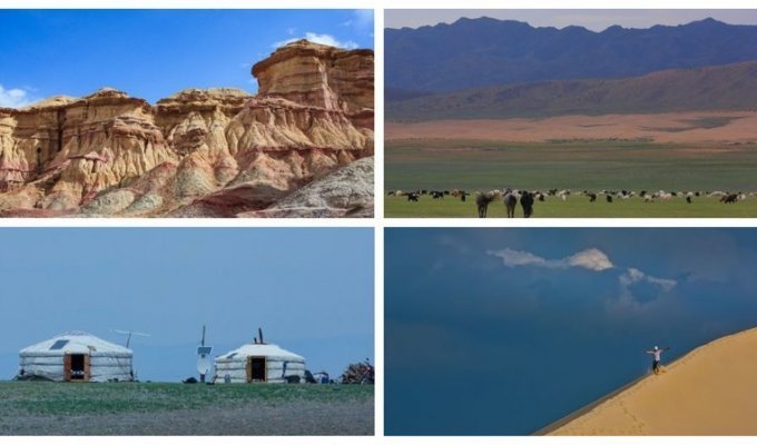 Пустыня Гоби в Монголии: небольшая экскурсия (12 фото)