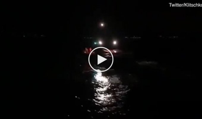 В Испании загорелась яхта с Владимиром Кличко на борту