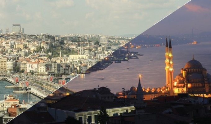 Стамбул - золотой город днем и ночью (9 фото)