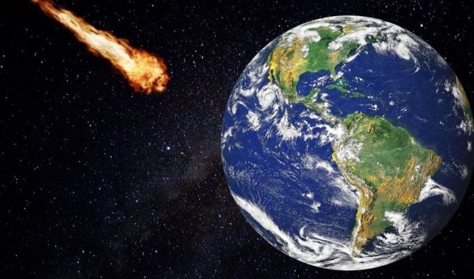 В NASA зафиксировали приближение к земле опасного астероида (1 фото)