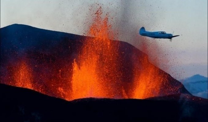 Извержение вулкана (12 фото)