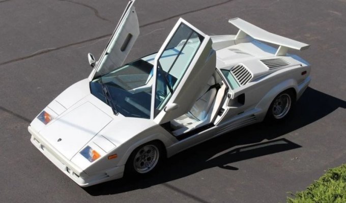 Великолепный Lamborghini Countach, выпущенный к 25-летию марки, выставлен на аукцион (39 фото + 2 видео)