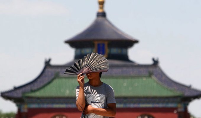 Аномальная жара в Китае (25 фото)