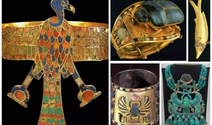 Невероятное ювелирное искусство Древнего Египта (27 фото)
