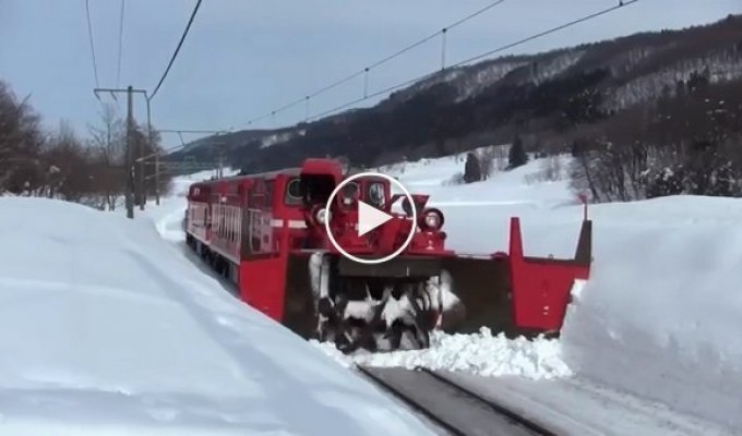 Поезда снегоочистители