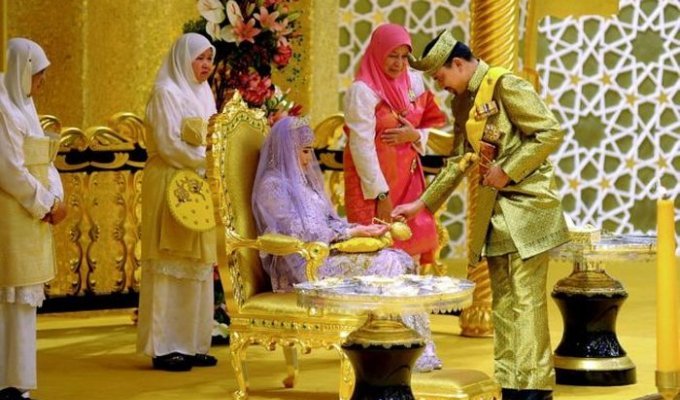 Свадьба дочери султана Брунея (13 фото