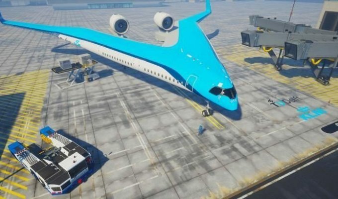 Авиакомпания KLM работает над самолётом-гитарой (8 фото + 1 видео)