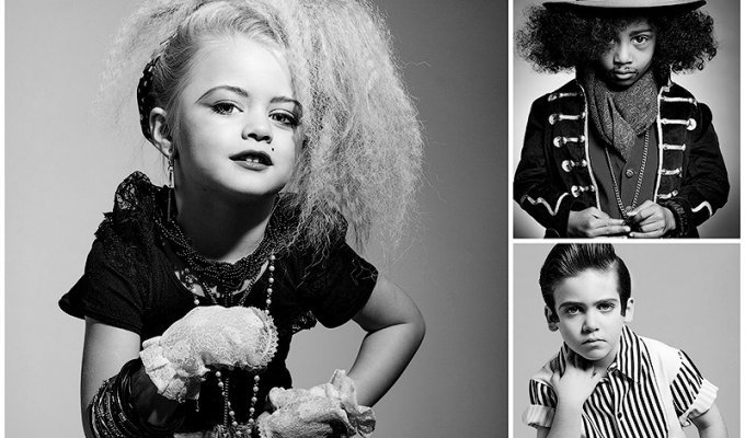 Дети в образе икон американской культуры и музыки (6 фото)