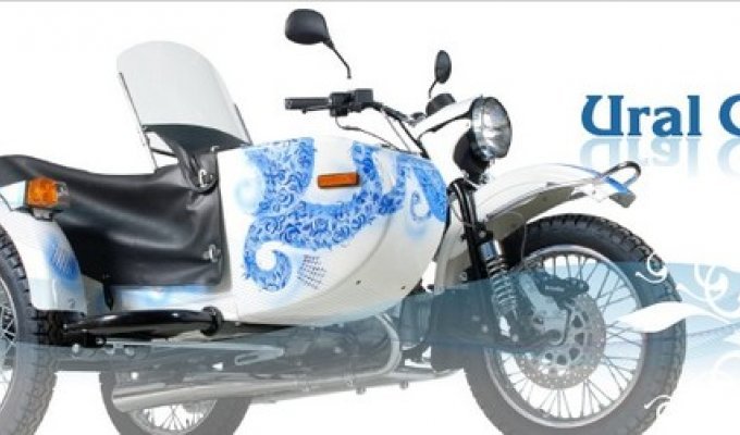 Мотоцикл Урал Gzhel Edition