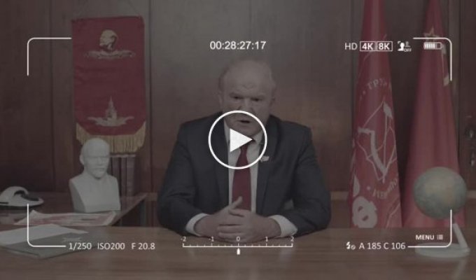Реалистичный дипфейк Геннадия Зюганова, который перед выборами не понимает, что несет (мат)