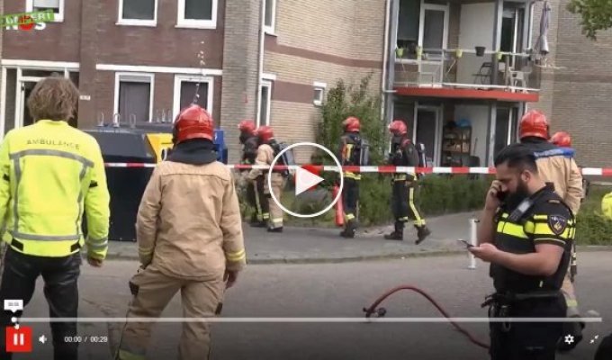 Взрыв газа в жилом доме в Нидерландах