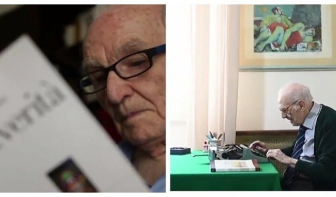 Исполнил мечту: 96-летний итальянец получил высшее образование (3 фото)