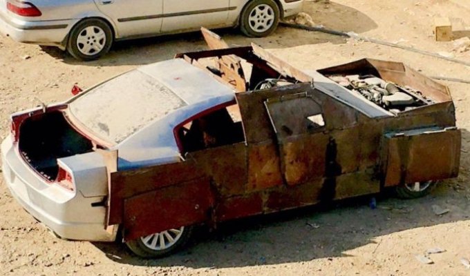 Dodge Charger в "тюнинге" боевиков ИГИЛ (4 фото)