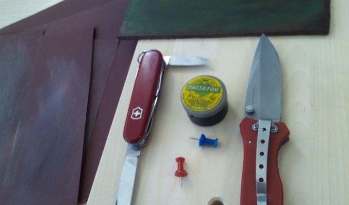 Заточка ножа до состояния бритвы (17 фото)