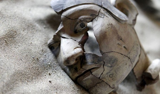 В Перу обнаружены останки принесенных в жертву детей (12 фото)