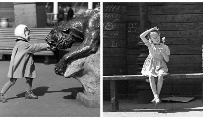 Ностальгические черно-белые фото Москвы 50-60-х годов, сделанные 60 лет назад (11 фото)