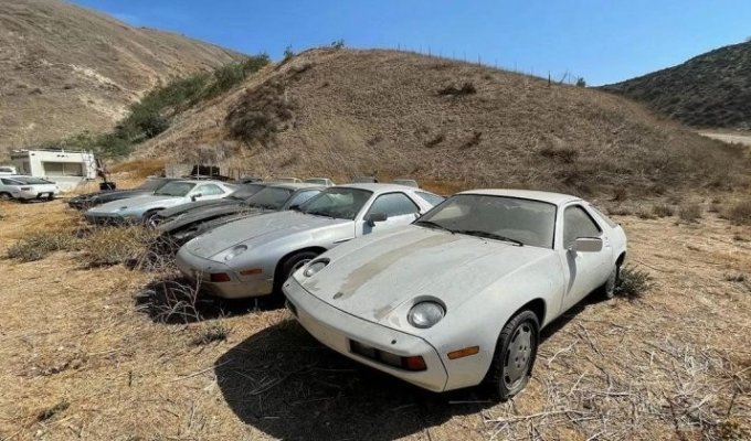 Сенсационная находка: в Южной Калифорнии обнаружили 13 классических Porsche в карьере (7 фото)