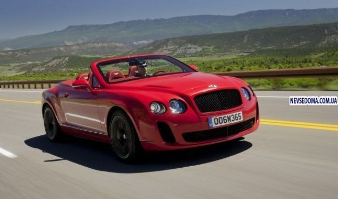 Сногсшибательный Bentley Continental Supersports Convertible (12 фото + видео)