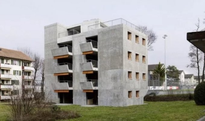 Доступное жилье по современным стандартам в Швейцарии (8 фото)