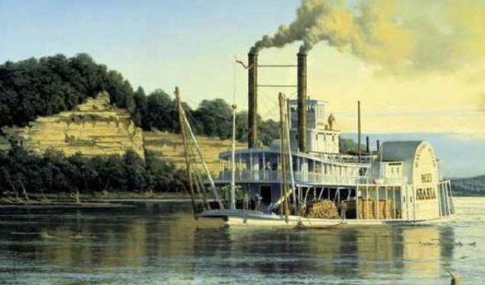 Груз и вещи с американского парохода, затонувшего в середине XIX века (11 фото)