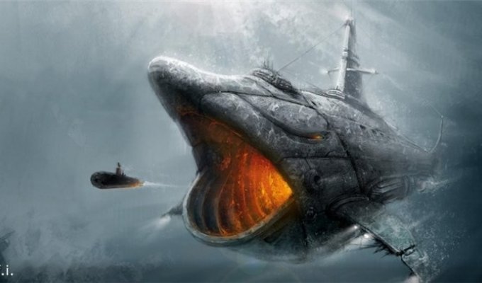 Подводные лодки из прошлого (22 фото)