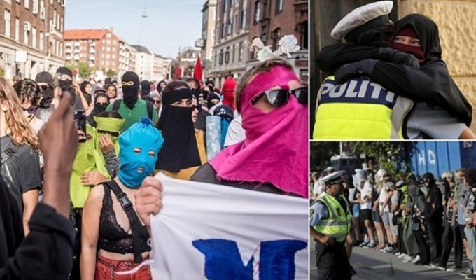 В Дании разгорается борьба за паранджу (13 фото + 1 видео)