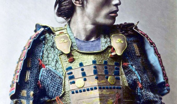 Последние самураи в редких фотографиях 1800-х годов (15 фото)