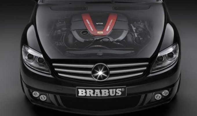 Крутой Mercedes Brabus V12 (9 фото)